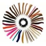 100% Human Hair Color Ring Chart