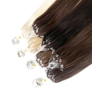 H6 Feather Tip Micro Ring Human Hair Extensions