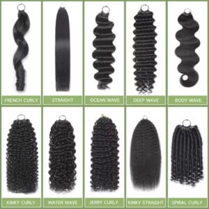 100% Human Hair Feather Tip Hair Extensions